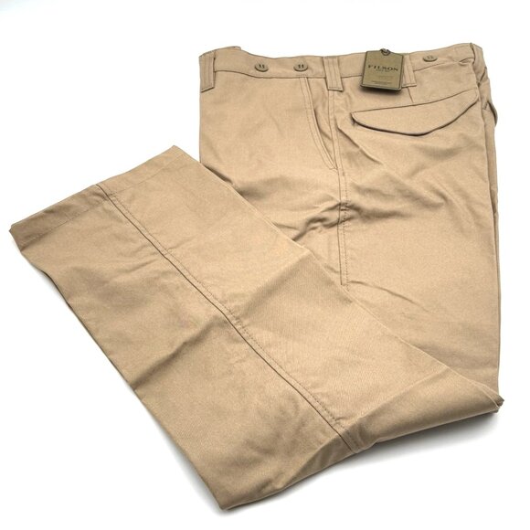Filson Dry Shelter Cloth Pant Men's Size 33 Hemmed Camel 11010763 Made in USA - Picture 1 of 14